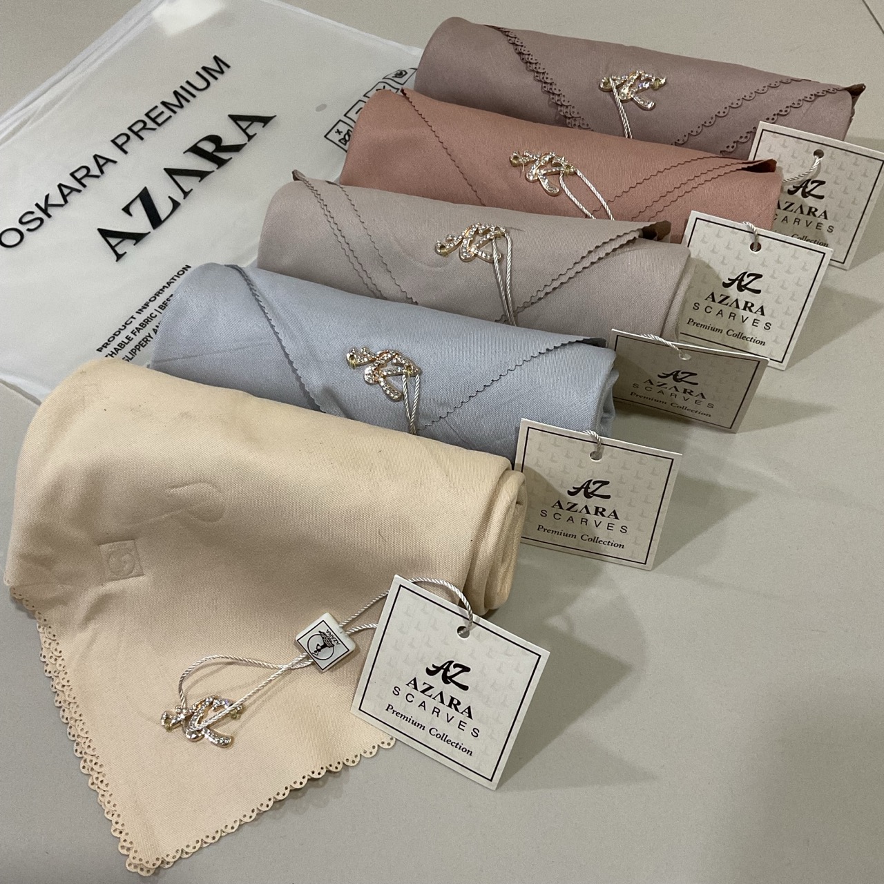 Hijab Azara Polos - tampilan 3