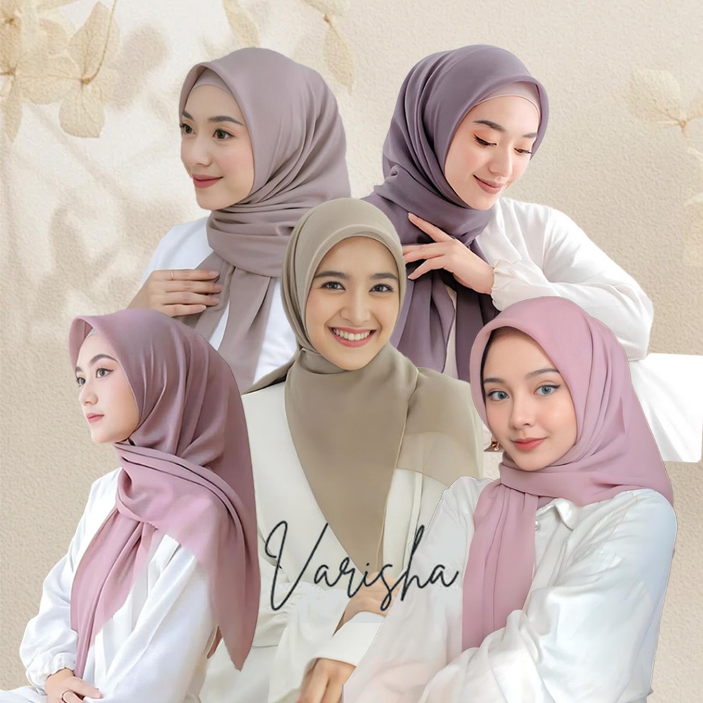 Hijab Paris Polos - tampilan 1
